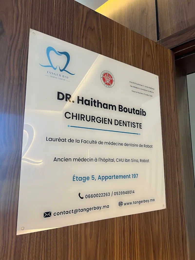 Dr. Haitham Boutaib - Dentiste Tanger - طبيب أسنان طنجة - Tanger Bay dental center photo 4