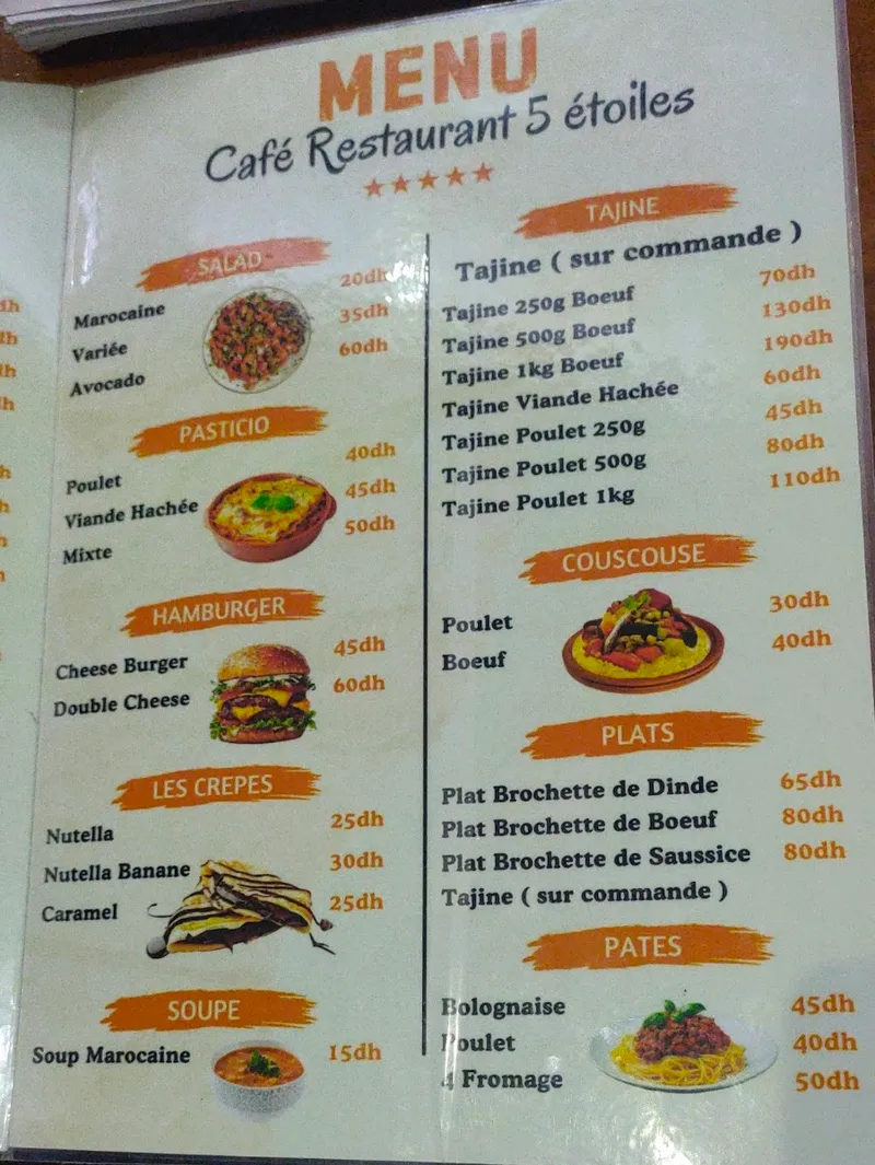 صورة 2 من 5 Étoiles : Café & Restaurant