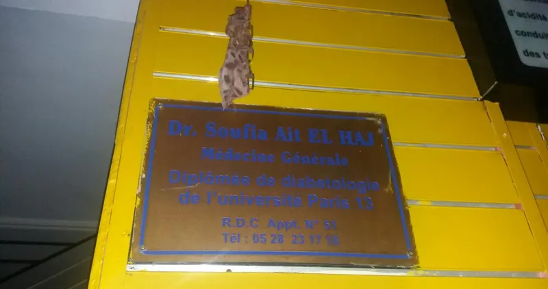Photo 1 de DOCTEUR SOUFIA AIT ELHAJ