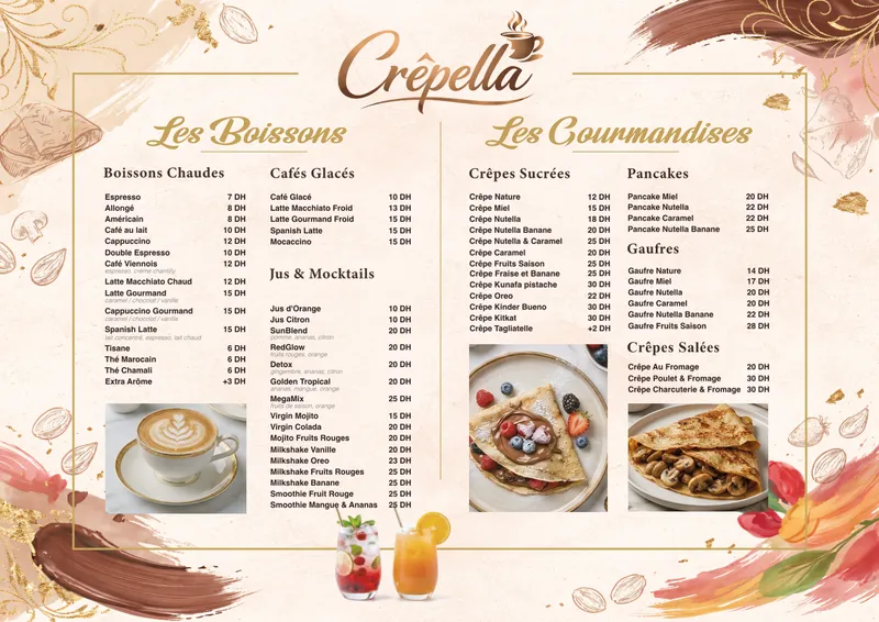 Crêpella – Crêpes, Gaufres, Pancakes & Café à Témara photo 2